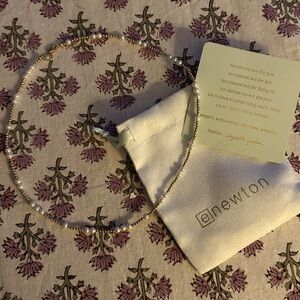 ENewton Gold and Pearl Choker